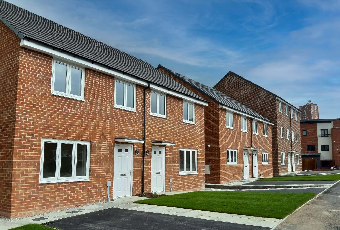 45 affordable new homes have been completed at the Suthers Court development in Werneth