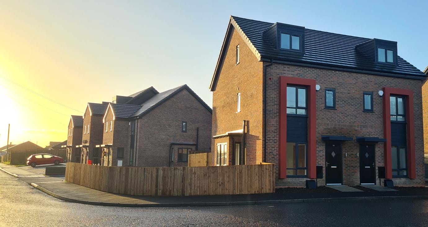 Spindles development in Heywood delivered with House Crowd Developments