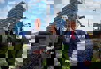 Fcho Joins Jv North (Left To Right) JV North Chair, John Bowker With First Choice Homes Oldham’S Kat Kit