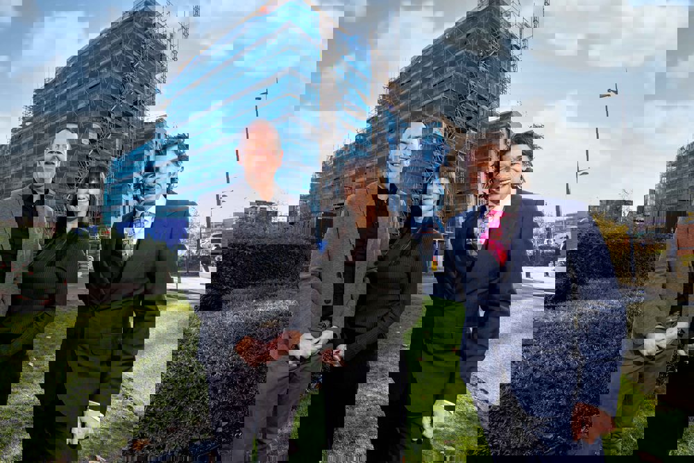 Fcho Joins Jv North (Left To Right) JV North Chair, John Bowker With First Choice Homes Oldham’S Kat Kit