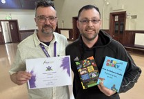 (L R) Kevin Field, FCHO Funding And Social Value Officer With John Taylor, Men Behaving Dadly (1)