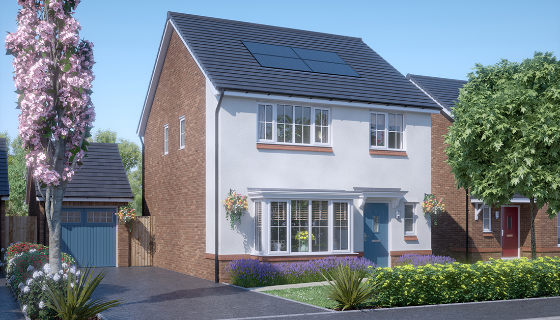 Leven PV, Render Olde Cheshire Red, Slate, 18 08 21
