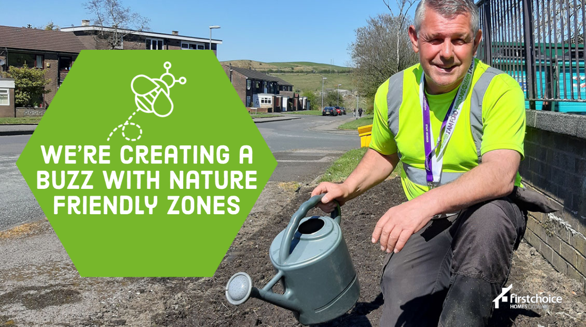 We’ve planted some nature friendly zones in our neighbourhoods to bring a burst of colour and help us reduce our impact on the environment.