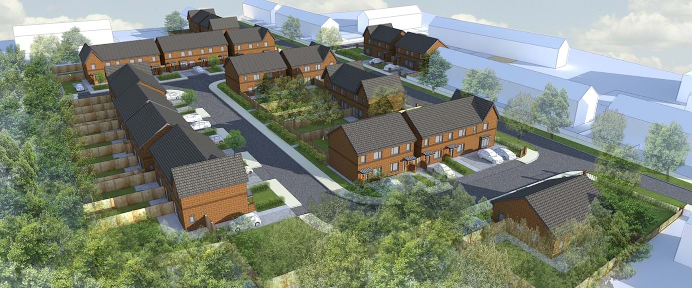 We are building 38 much needed properties, comprising 10 two-bedroom and 28 three-bedroom family homes at the site off Cherry Ave in Alt, Oldham.