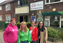Left To Right Jane Glaysher White Action Together, Jo Turner Calm Ahead CIC, Jenny Eastwood CIC, Ghazalla Iqbal FCHO