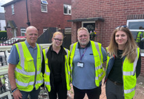 (L R) Connolly Staff With FCHO Project Manager Dave Thompson