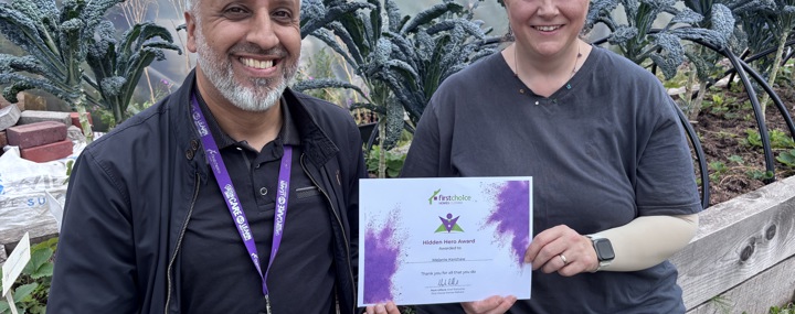 Background Image - Volunteer Mel is our July Hidden Hero