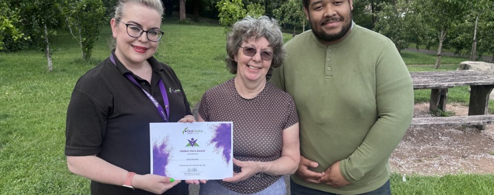 Background Image - Janet is our June Hidden Hero for her wonderful contributions with Friends of Dunwood Park in Shaw