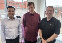 Bharat Velji Director Of Digital And Technology, John Howarth Digital And AI Automation Apprentice, Mark Gifford CEO