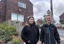 Nicole Stonier, Sustainability Manager At FCHO And Chris Goode, Project Manager Investment Delivery At FCHO Saddleworth Retrofit 4