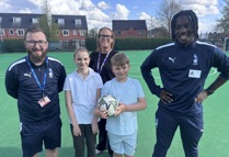 (L R) Martin Vose Head Of Community At OACT, Mable Briggs, Naomi Martin Smith Stronger Communities Manager At FCHO, Brody Briggs, Mannie Francis Thompson Allen Burnett Community Project Manager At OACT