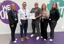 From Left Naomi Martin Smith, Mark Gifford, Mark Barratt, Jayne Lawson, Georgia Rust