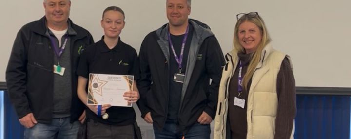 Background Image - Apprentice joiner receives top gold award