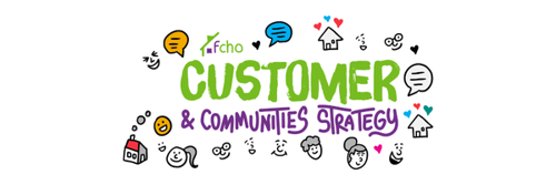Image of the FCHO Customer and Communities Strategy logo