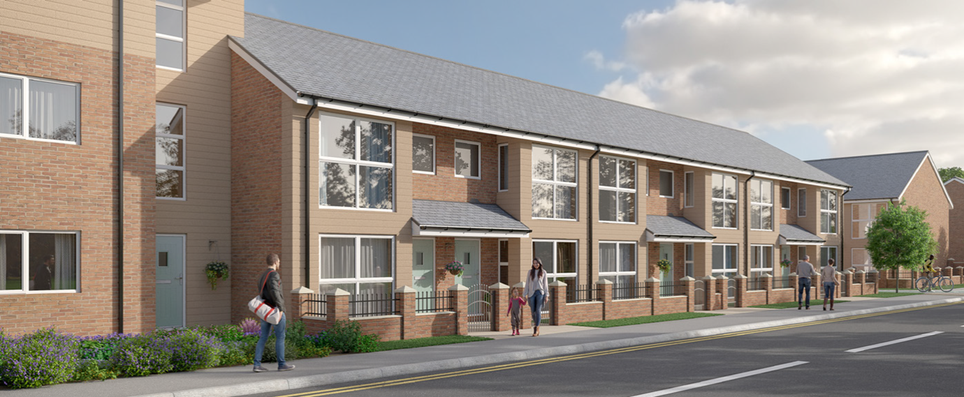 We have secured ten three-bedroom homes at the development on Wellyhole St