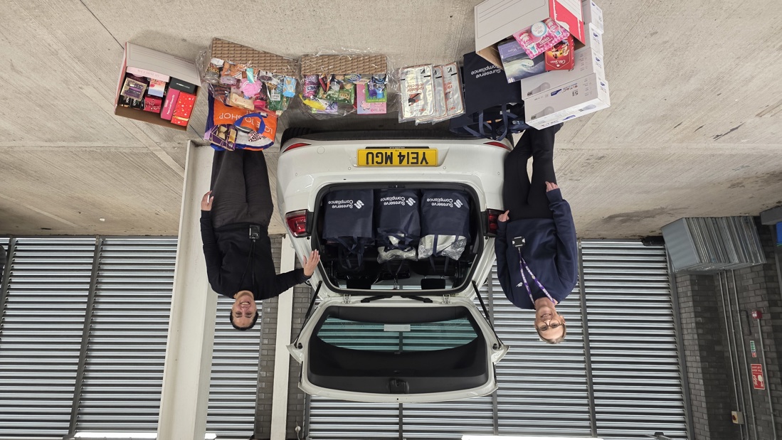 Tensing St Christmas Day Donations