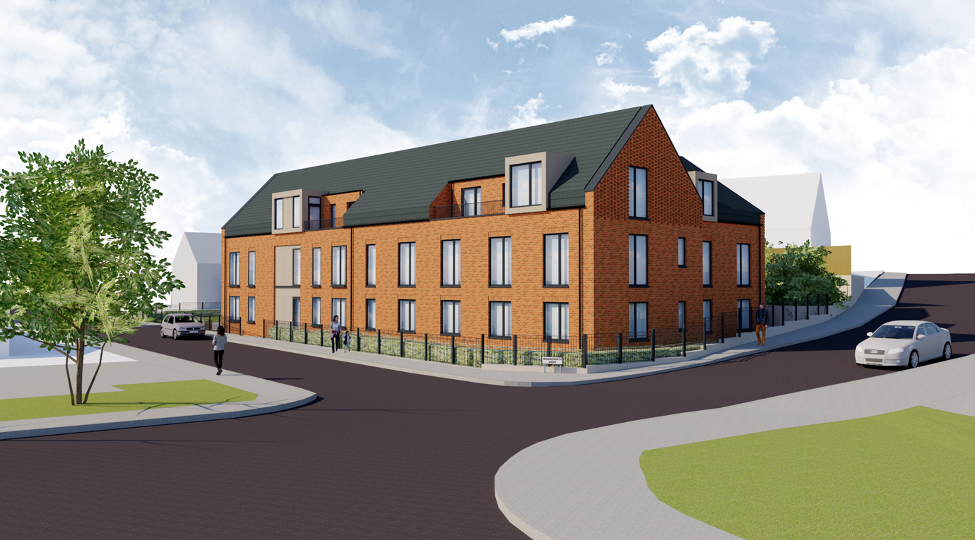 FCHO is building 14 one and two-bedroom apartments on the former site of the Smithy Bridge pub