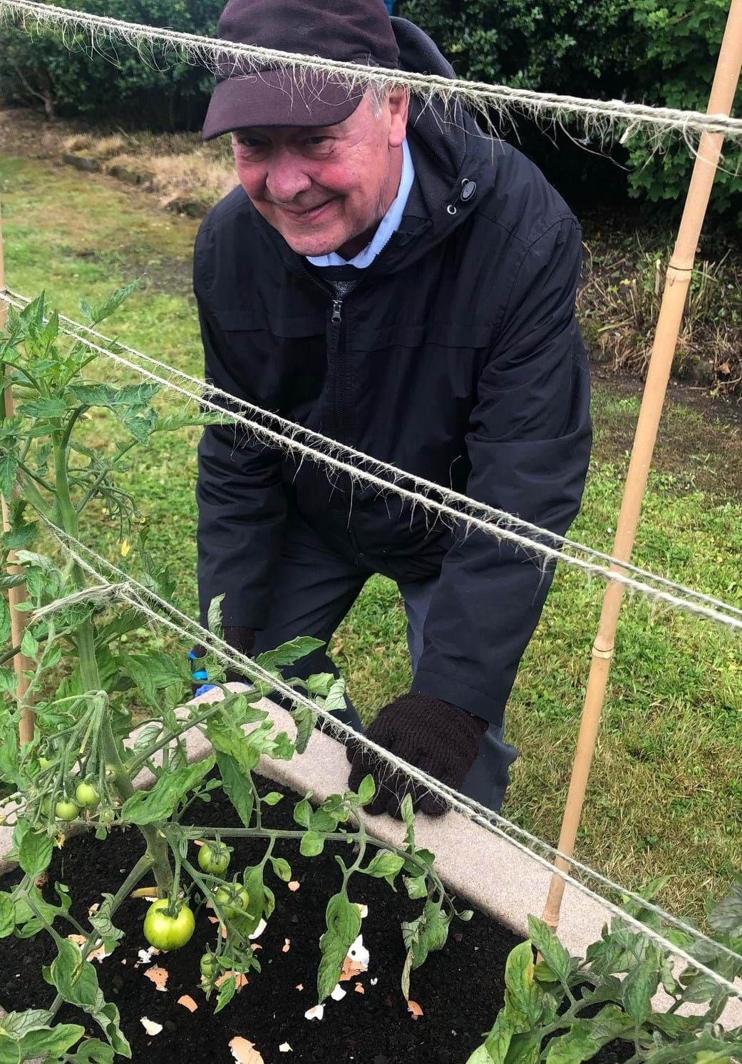 Roger Dennis With Tomatoes