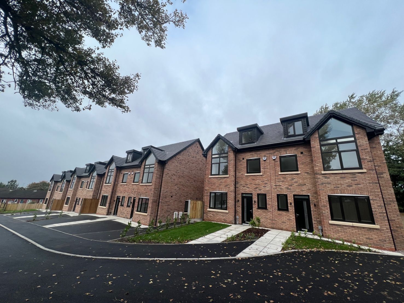 Grassmoor development of 8 four-bedroom homes for shared ownership